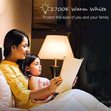 Ajuns 5W LED Bulb - Energy Saving Warm White Light for Home