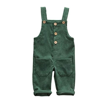 Stylish Vohawsa Baby Velvet Strap Overalls for Toddlers