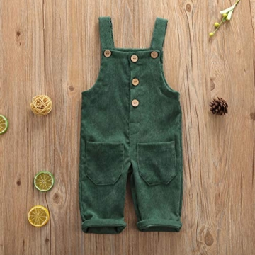 Stylish Vohawsa Baby Velvet Strap Overalls for Toddlers