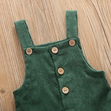 Stylish Vohawsa Baby Velvet Strap Overalls for Toddlers