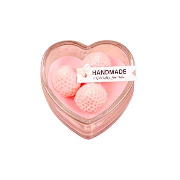 Strawberry Cake Aroma Candle Heart-Shaped Soy Wax Gift