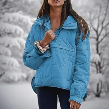 Kubbon Women's Lightweight Quilted Puffer Jacket Winter Warm