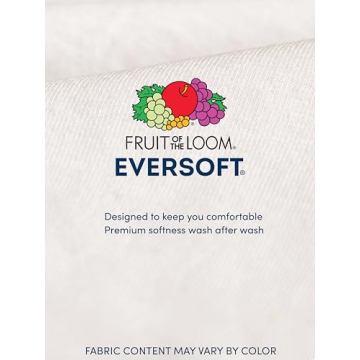 Fruit Of The Loom Eversoft Cotton Crew T-Shirts, 2 Pack