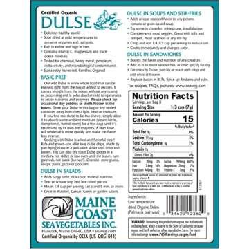 Maine Coast Sea Vegetables Dulse Bag Organic, 2 oz