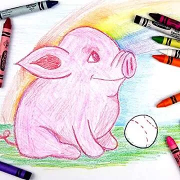 Crayola Ultra Clean Washable Crayons, Large Crayons for Toddlers, 16 Count, Gifts for Kids