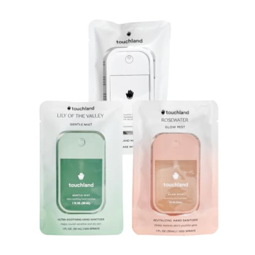 Touchland Glow Mist + Gentle Mist + White Mist Case for Touchland Mist 1FL OZ, Scented and Stylish H...