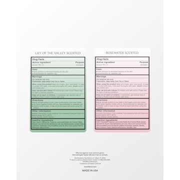 Touchland Glow Mist + Gentle Mist + White Mist Case for Touchland Mist 1FL OZ, Scented and Stylish Hydrating Hand Sanitizer Spray Bundle, Travel Size Friendly