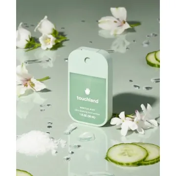 Touchland Glow Mist + Gentle Mist + White Mist Case for Touchland Mist 1FL OZ, Scented and Stylish Hydrating Hand Sanitizer Spray Bundle, Travel Size Friendly