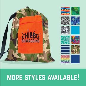 Chillbo Shwaggins Inflatable Couch – Cool Inflatable Chair Easy Setup is Ideal for Hiking Gear, Beach Chair and Music Festivals or Dad Gifts