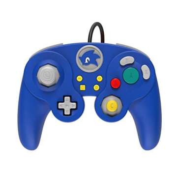 PDP Gaming Sonic GameCube Wired Fight Pad Pro Controller: Sonic - Nintendo Switch