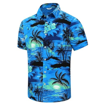 SheLucki Hawaiian Shirt: Unisex Tropical Summer Beach Wear