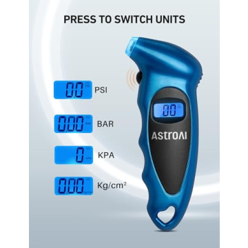 AstroAI Digital Tire Gauge 0-150PSI for Cars & Bikes
