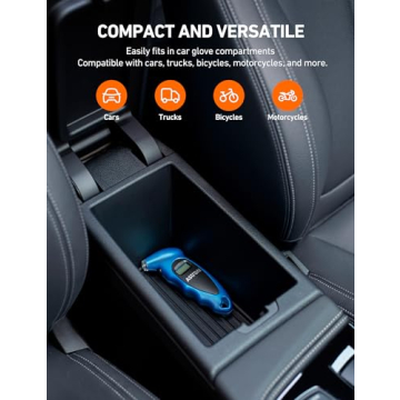 AstroAI Digital Tire Gauge 0-150PSI for Cars & Bikes