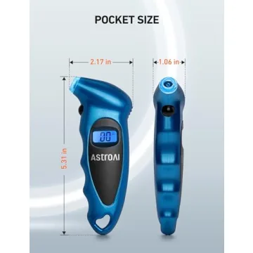 AstroAI Digital Tire Gauge 0-150PSI for Cars & Bikes