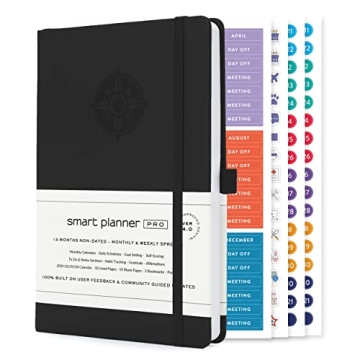 Smart Planner Pro – Undated Daily Planner A5 Boost Productivity & Focus