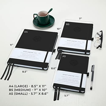 Smart Planner Pro A5 Undated Daily Planner for Productivity
