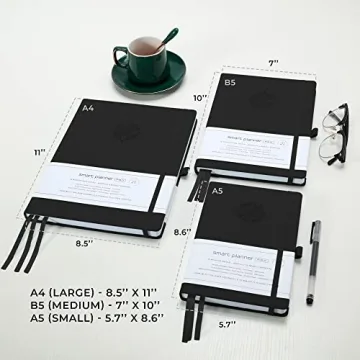 Smart Planner Pro A5 Undated Daily Planner for Productivity