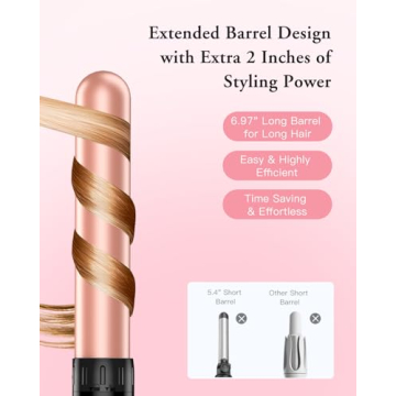 BESTOPE PRO 6 in 1 Curling Wand Set for Versatile Styles