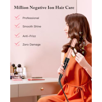 BESTOPE PRO 6 in 1 Curling Wand Set for Versatile Styles