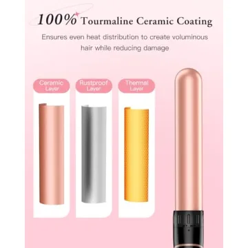 BESTOPE PRO 6 in 1 Curling Wand Set for Versatile Styles