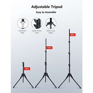 Softbox 450W Photography Lighting Kit 40x40cm Continuous Lighting System with E27 Socket 50W 5400K Bulb, Studio Photo Equipment for Filming Model Portrait Product Fashion Photography