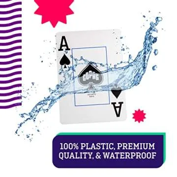 Copag 1546 Bridge Playing Cards, Plastic Durable Design