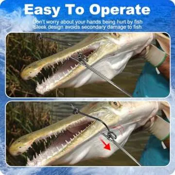 Durable Stainless Steel Fishing Hook Remover Tool - 17 Inches