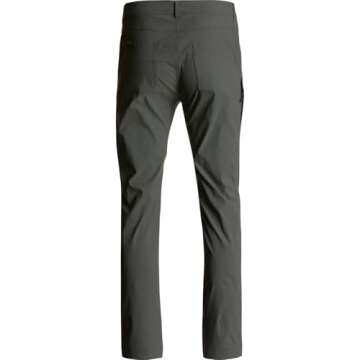 King's Camo Men's XKG Sonora Durable Breathable Lightweight Quick-Dry Hunting Hiking Tactical Water-Resistant Stretch Pants, Charcoal, 34R