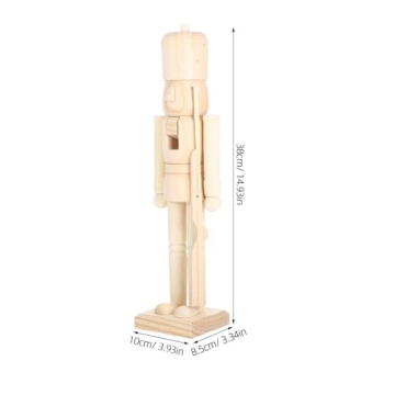 Ciieeo DIY Nutcracker Craft Toy for Holiday Fun