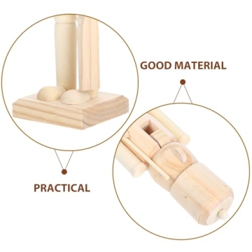 Ciieeo DIY Nutcracker Craft Toy for Holiday Fun