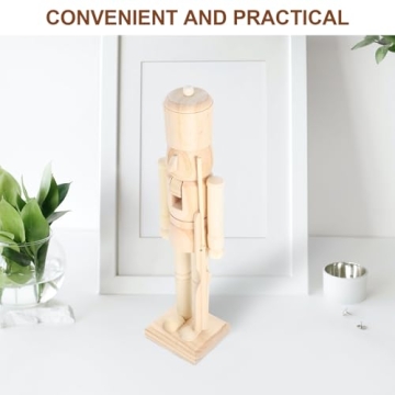 Ciieeo DIY Nutcracker Craft Toy for Holiday Fun