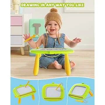 Magnetic Drawing Board for Toddlers 1-3 - Fun & Educational
