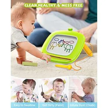 Magnetic Drawing Board for Toddlers 1-3 - Fun & Educational