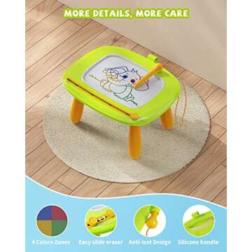 Magnetic Drawing Board for Toddlers 1-3 - Fun & Educational