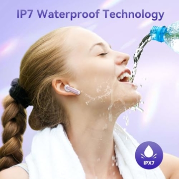 Stylish Wireless Earbuds with LED Display and 50H Playtime