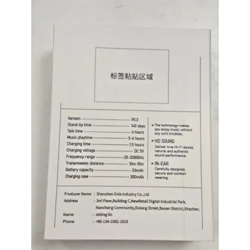 Stylish Wireless Earbuds with LED Display and 50H Playtime