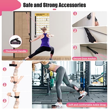 Premium Resistance Bands for Women Adjustable Strength Set