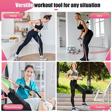 Premium Resistance Bands for Women Adjustable Strength Set