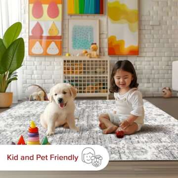 nuLOOM Deedra Modern Abstract Area Rug - 5x8 Durable & Stylish