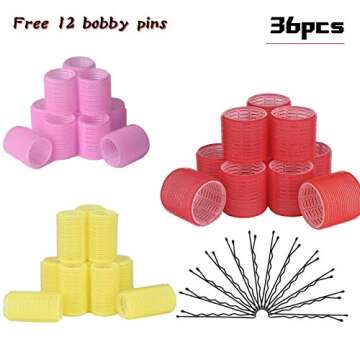 Self Grip Hair Rollers for Easy Hair Styling