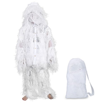 VGEBY Hunting Suit - White Leafy Woodland for Winter Adventures