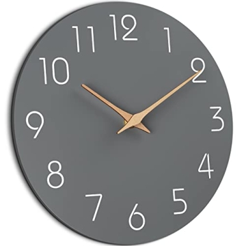 Mosewa 14 Inch Silent Wall Clock Modern Design