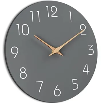 Mosewa 14 Inch Silent Wall Clock Modern Design
