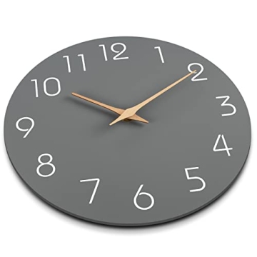 Mosewa 14 Inch Silent Wall Clock Modern Design