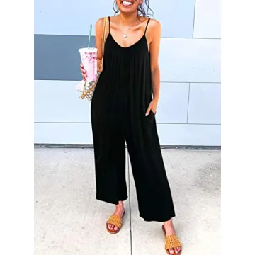 Stylish Dokotoo Women's Black Jumpsuit - Comfort & Versatility
