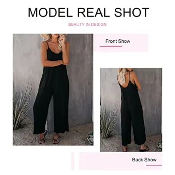 Stylish Dokotoo Women's Black Jumpsuit - Comfort & Versatility