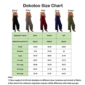 Stylish Dokotoo Women's Black Jumpsuit - Comfort & Versatility