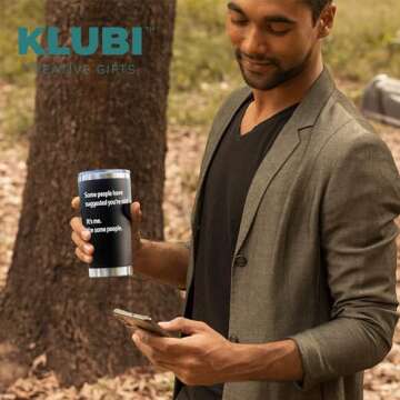 KLUBI Christmas Gifts for Husband Some People Have Suggested You're Old 20oz Tumbler Mens Birthday Gift Ideas Husband Gifts for Father's Day Gifts for Birthday Dad Birthday Gift for Husband or Wife