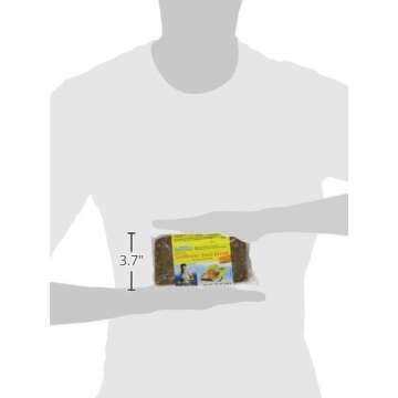 Mestemacher Natural High Fiber Bread 3 Flavor Variety Bundle: (1) Whole Rye, (1) Pumpernickel, and (1) Sunflower Seed, 17.6 Oz. Ea. (3 Total)
