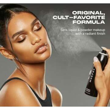 Morphe Jumbo Continuous Setting Spray - Micro-Fine Setting Spray for Makeup with a Radiant Finish - ...